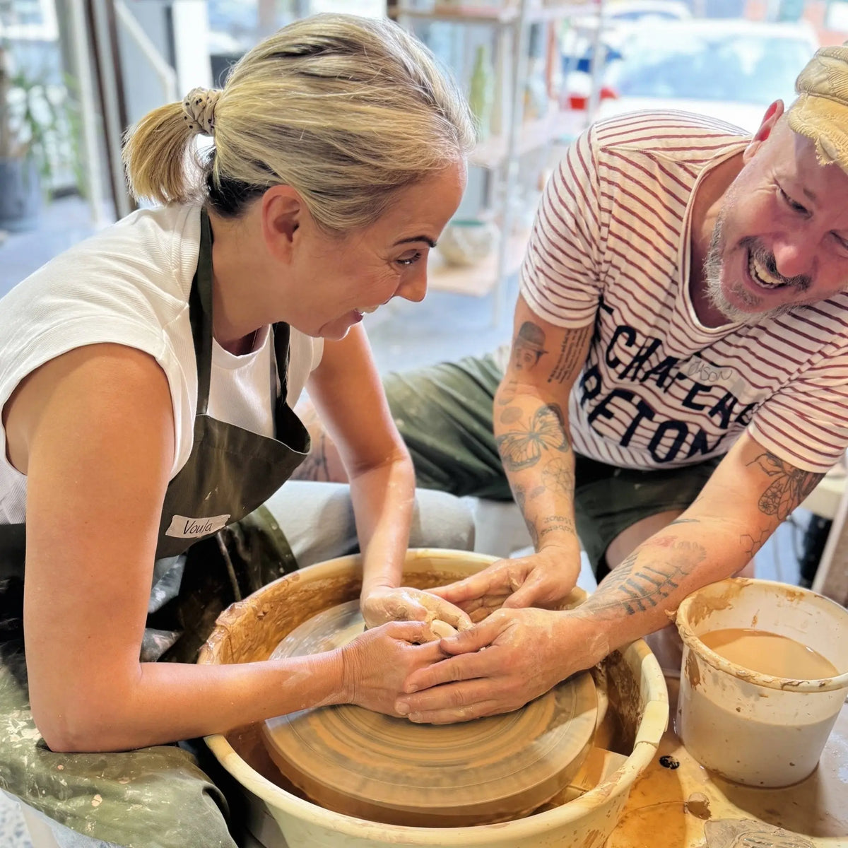 Pottery Class Sydney: Clay & Sip Wheel Throwing - ClayGround